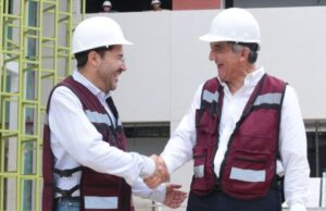 Constatan Américo Villarreal y Martí Batres obra del nuevo hospital del ISSSTE en Tampico