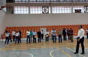 Supervisa Américo obras de infraestructura deportiva